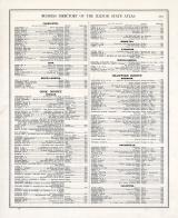 Business Directory - Page 270, Illinois State Atlas 1876